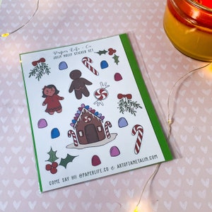 Hoja de pegatinas de Jolly Holly Planner
