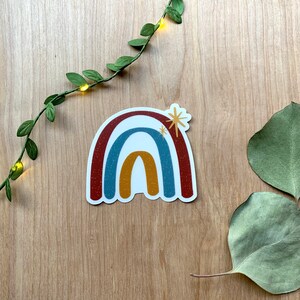 Cute Rainbow Clear Vinyl Sticker