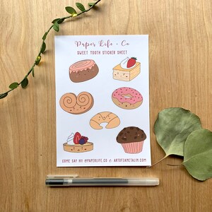 Zoetekauw, Schattige Woestijn Planner / Bujo Sticker Vel
