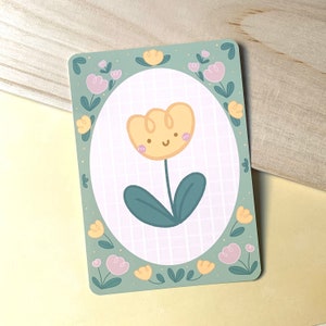 Cute Spring Tulip Art Print