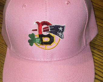 pink bruins hat