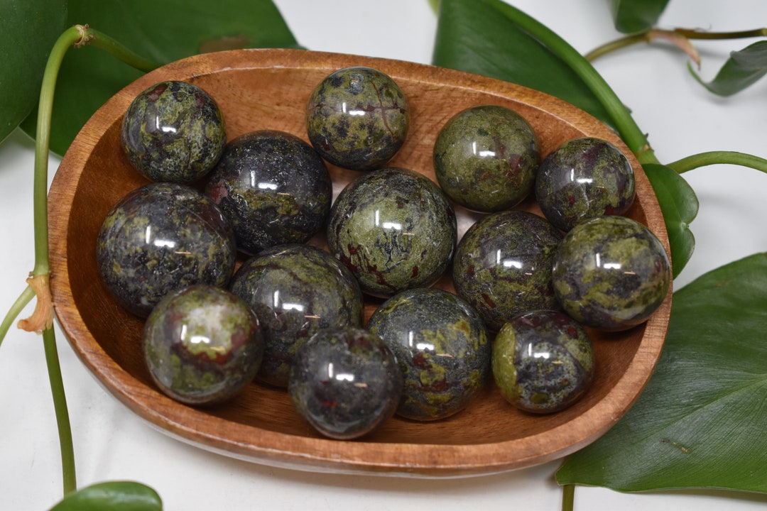 Bloodstone Sphere Natural Stone Crystal Balls With Stand - Etsy