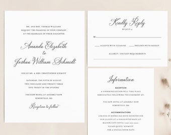 Luxury Classy Minimal Rustic Jaipur HawaMahal Art I Ready for Print Printable Wedding Invitation PDF Template Suite or Downloadable Kit