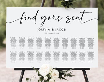 Wedding Seating Chart Etsy
