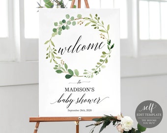 Baby Shower Sign Etsy