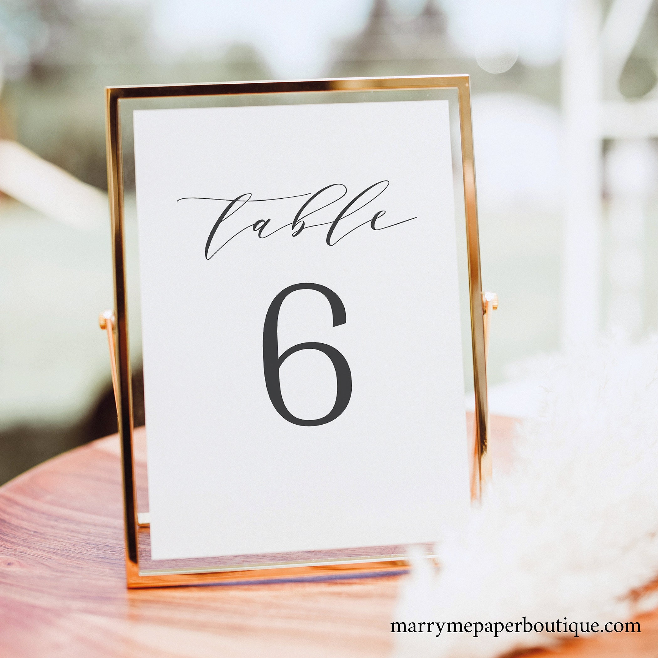 Table Number Template Editable Instant Download Formal & Etsy UK