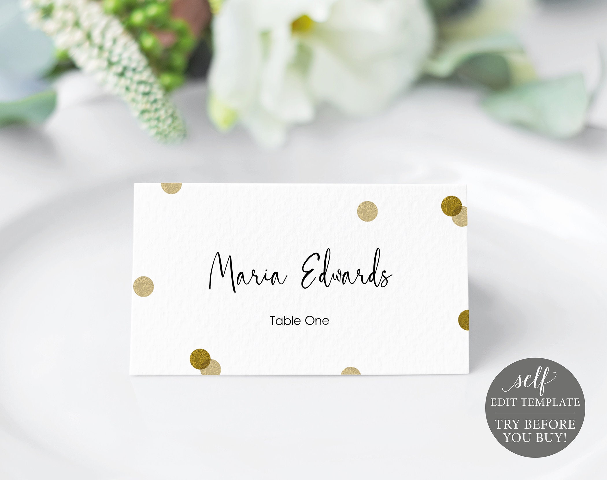 Free Place Card Templates Download
