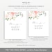 Guest Book Sign Template, Blush Pink Floral, Printable, Pink Flowers ...
