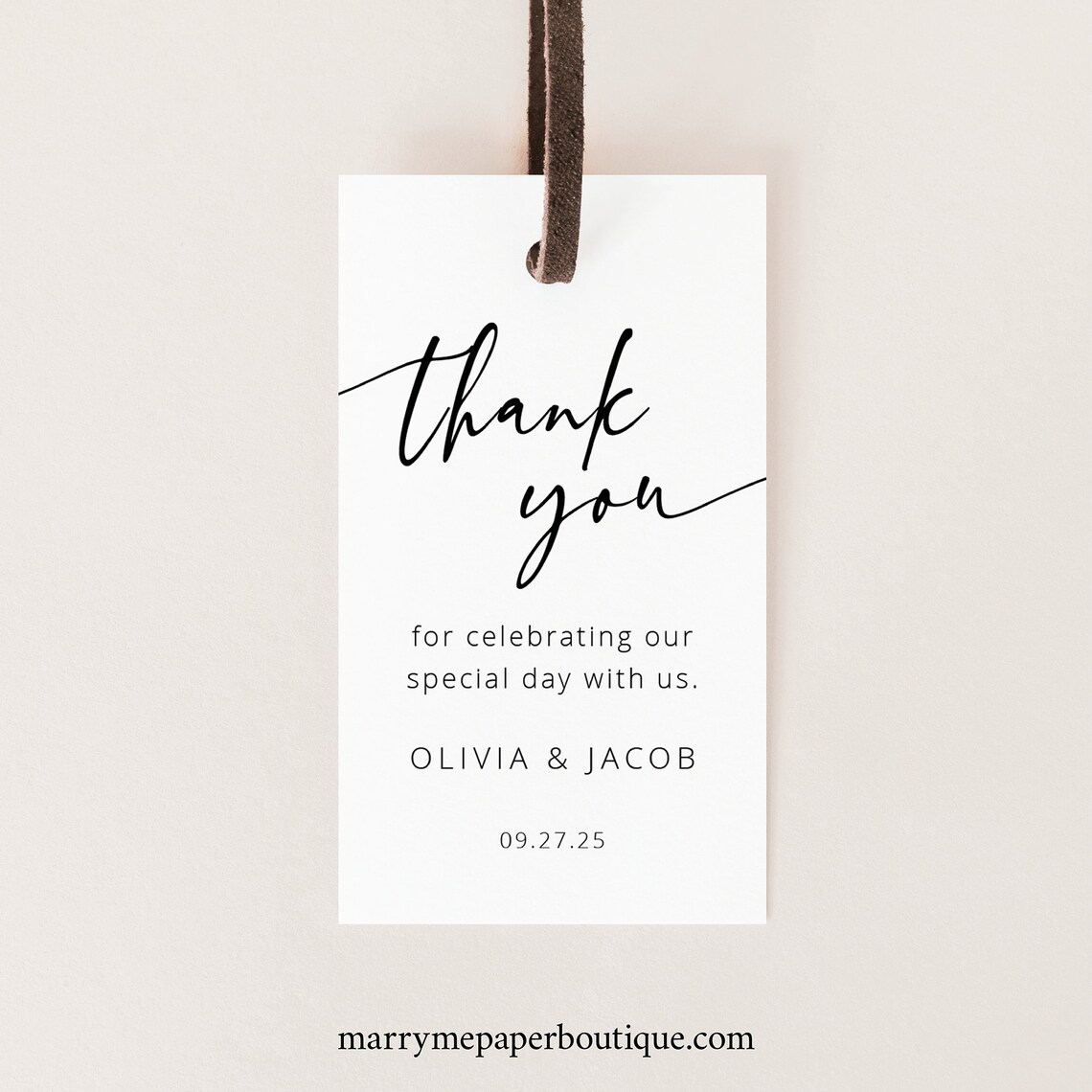 Favor Tag Template Editable Tag Printable Templett Instant - Etsy