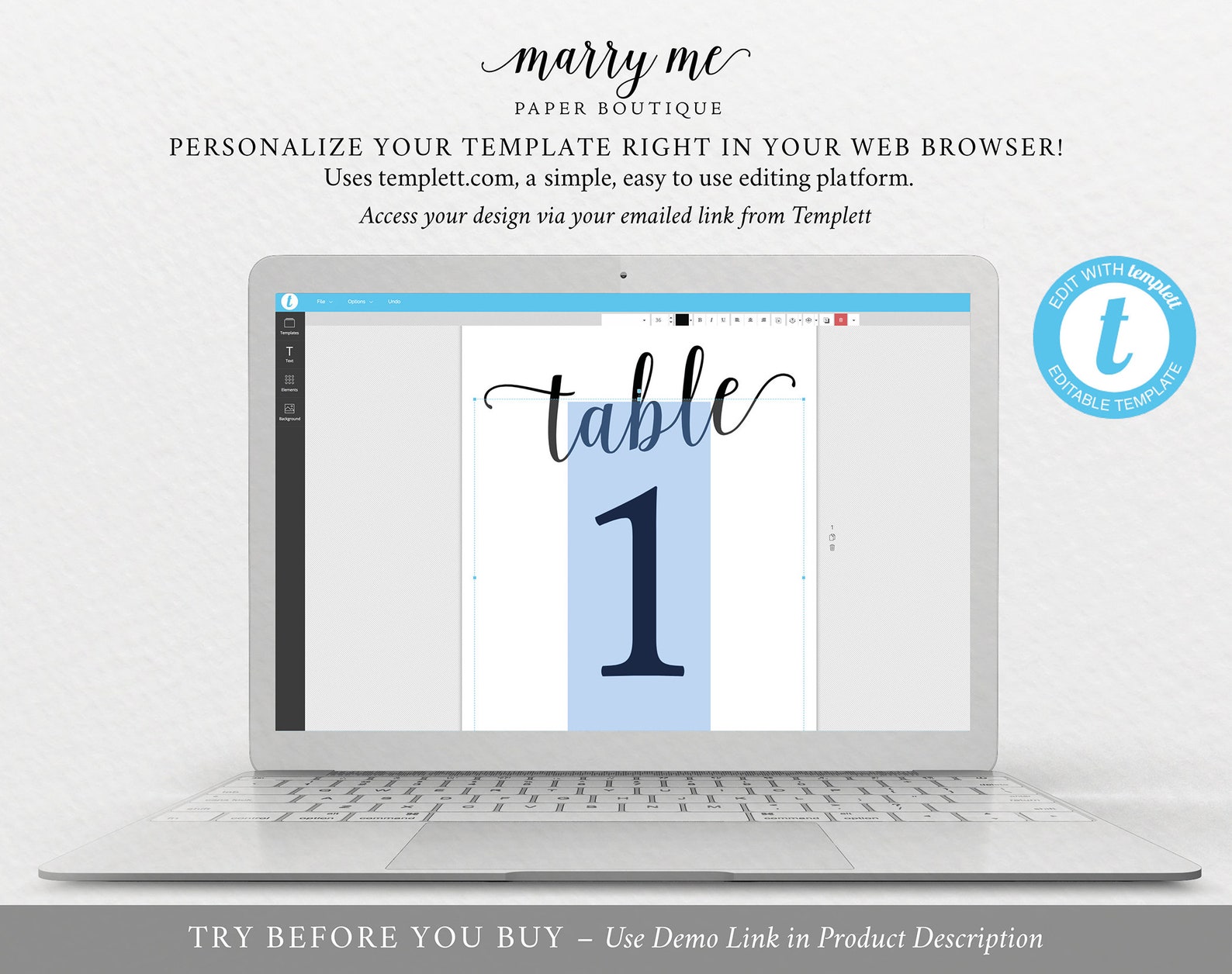 Table Number Template Table Numbers Printable Table Numbers Etsy