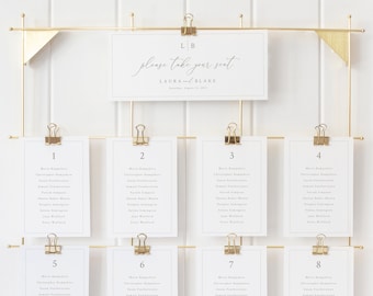 Wedding Seating Chart Cards | Etsy
