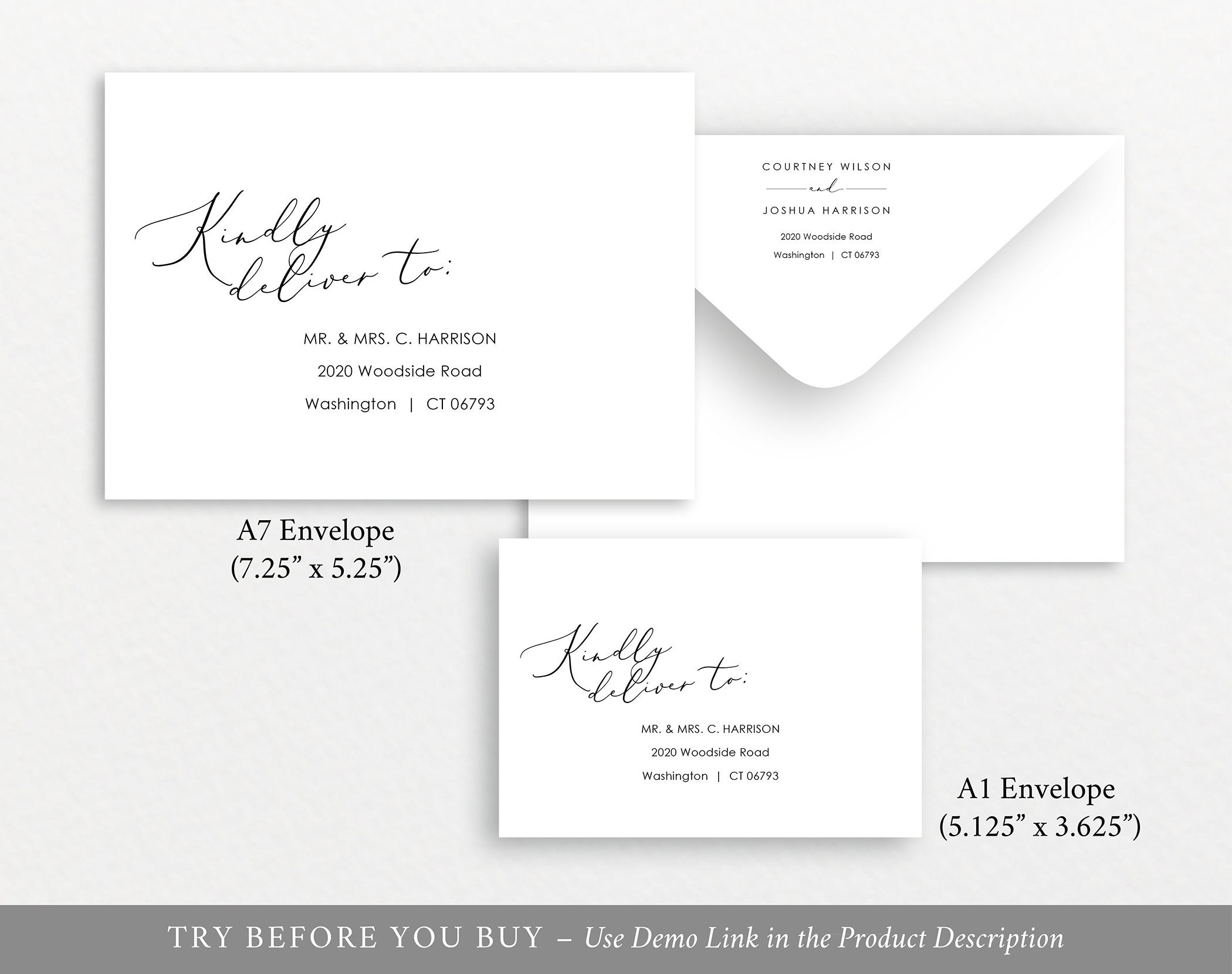 envelope address template envelope address template