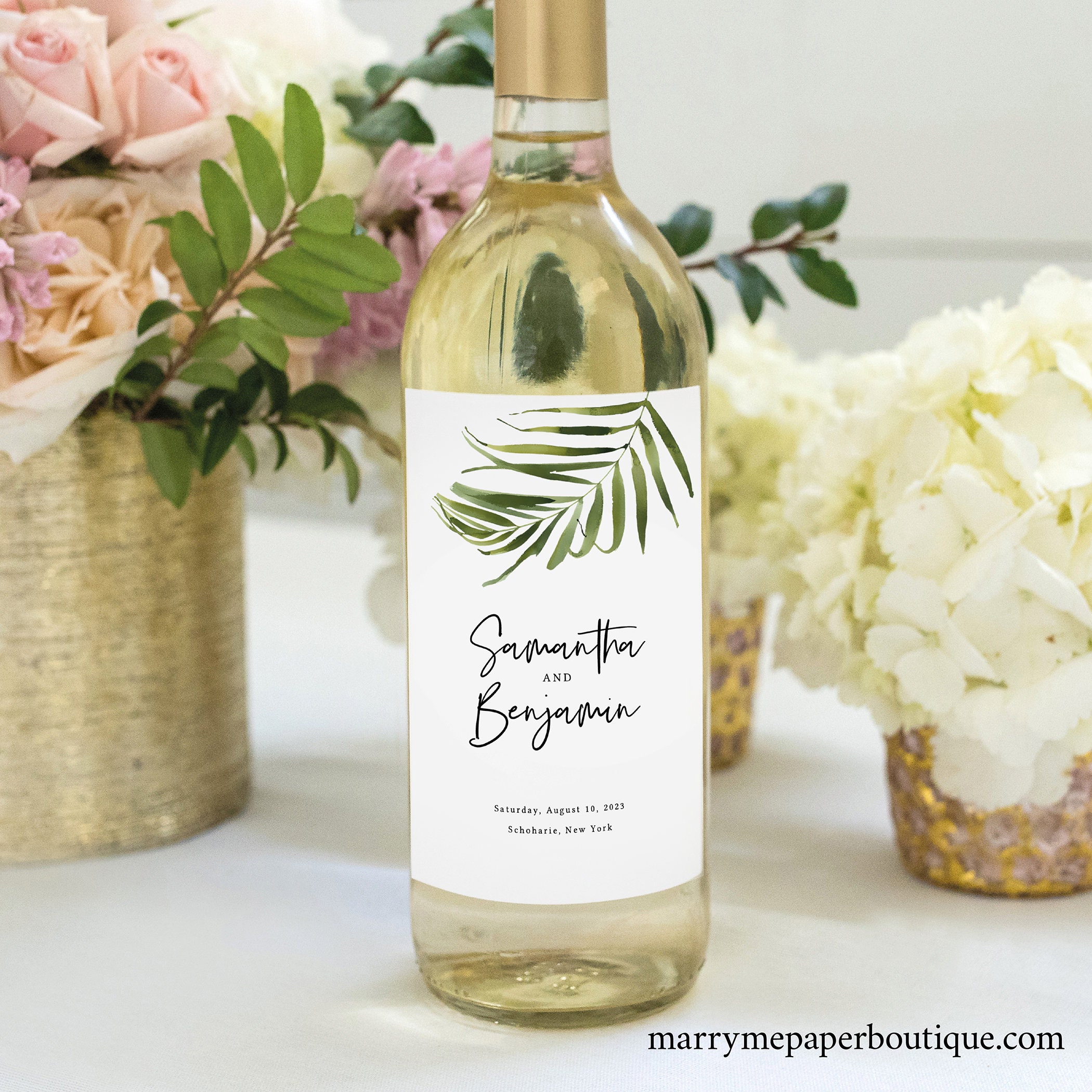 Template For Wine Bottle Labels
