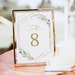 see more listings in the > Table Numbers section
