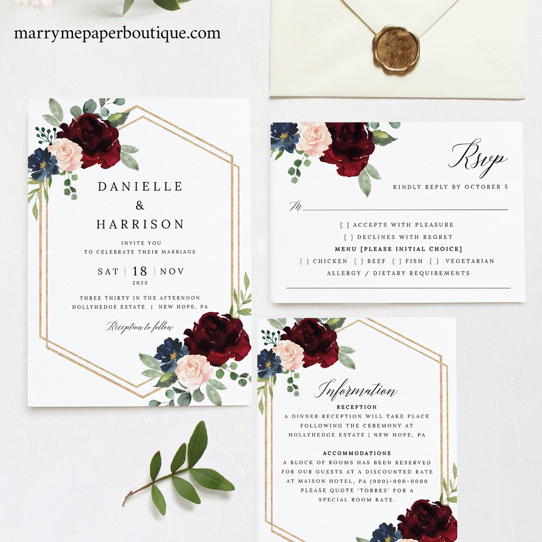 Free wedding invitation templates discount