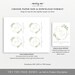 Wine Label Template, Greenery Gold, Editable &amp; Printable Instant ...