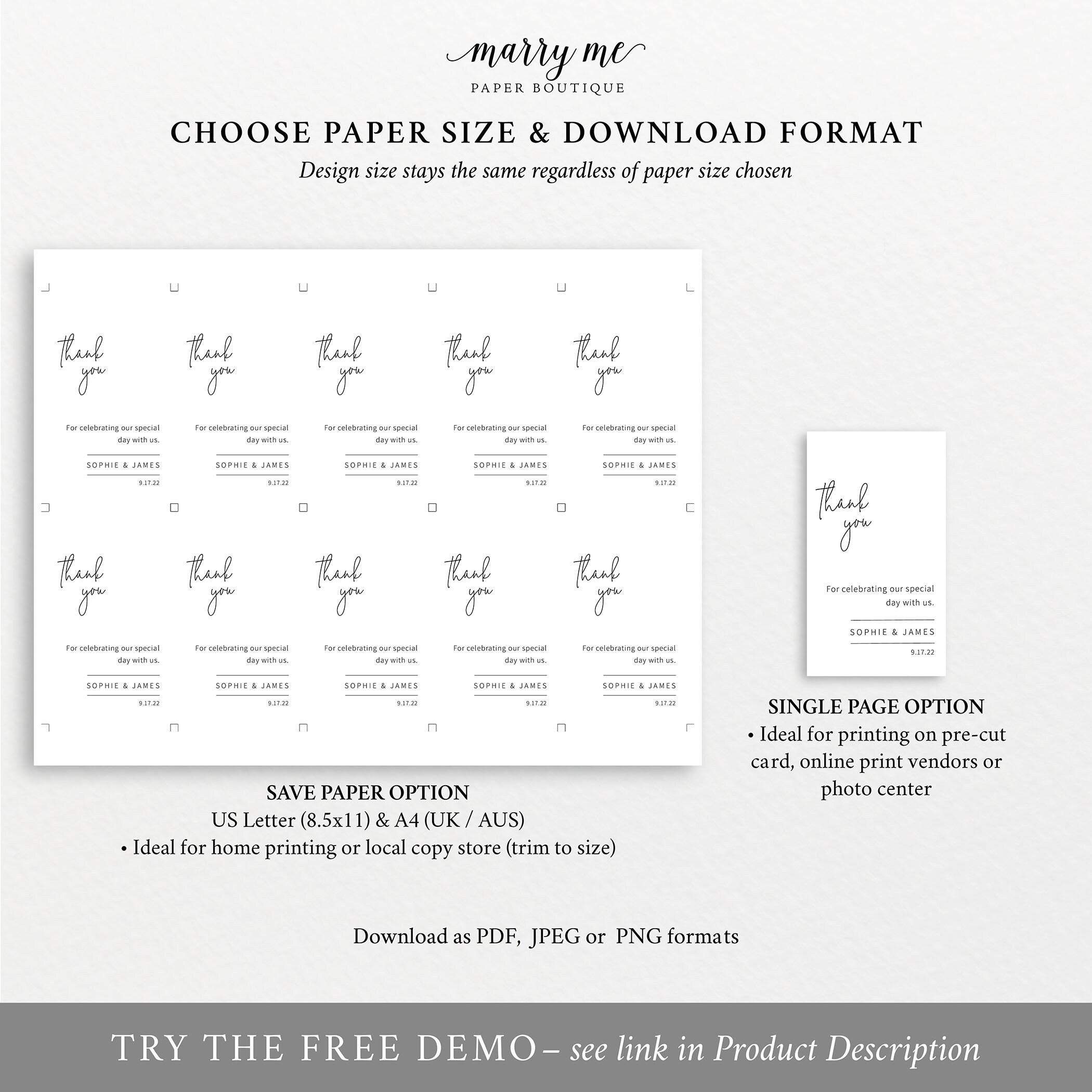 Favor Tag Template Minimalist Elegant Try Before Purchase Etsy Favor Tag Template Minimalist Elegant Try Before Purchase Etsy
