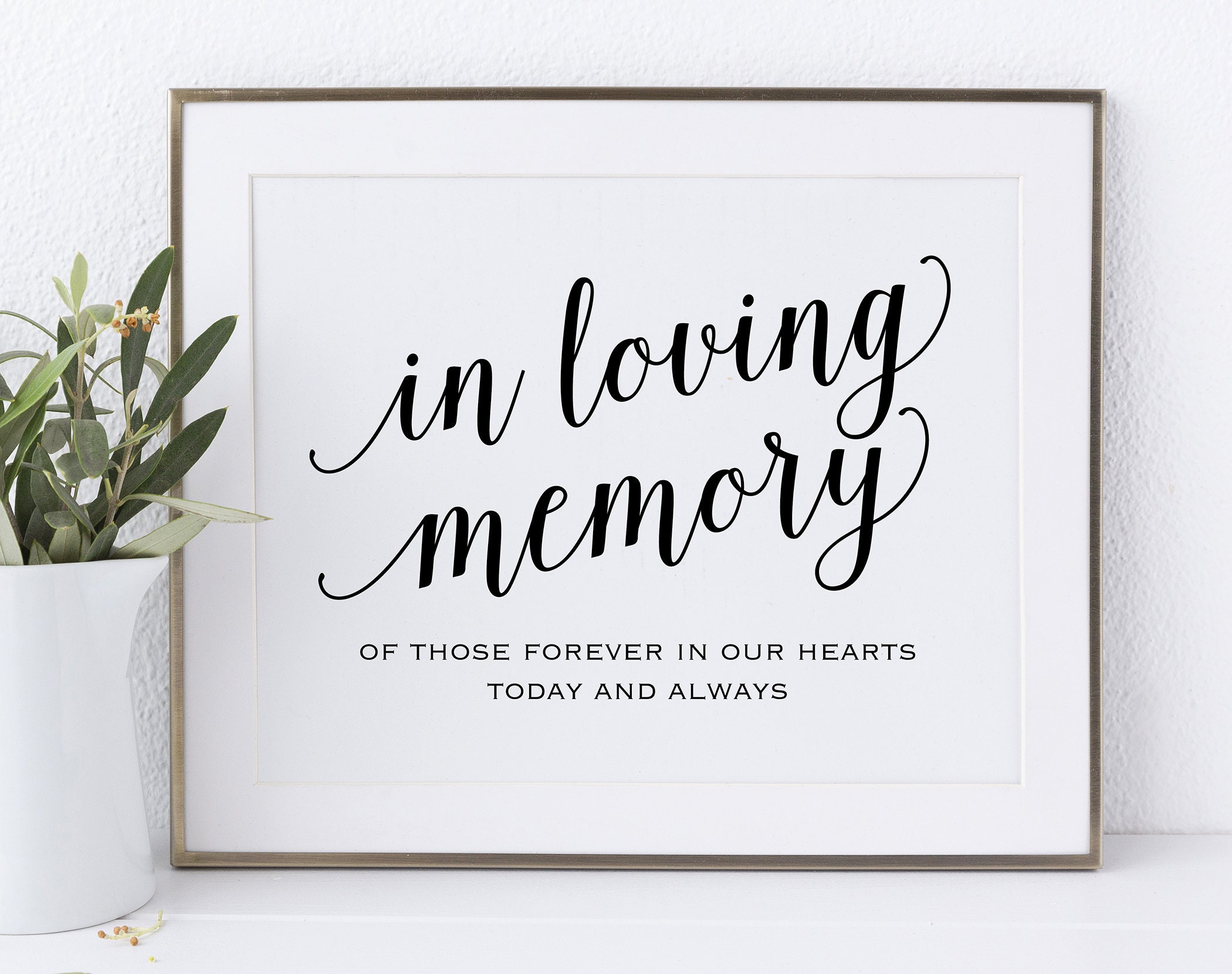 In Loving Memory Wedding Free Printable Printable Templates