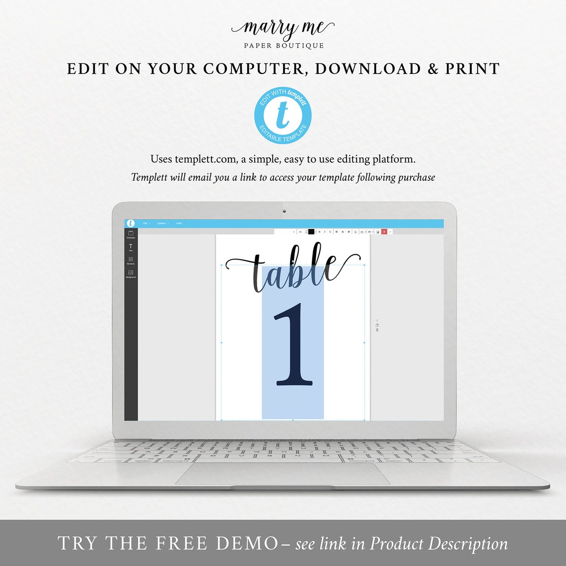 Table Number Template Table Numbers Printable Table Numbers - Etsy