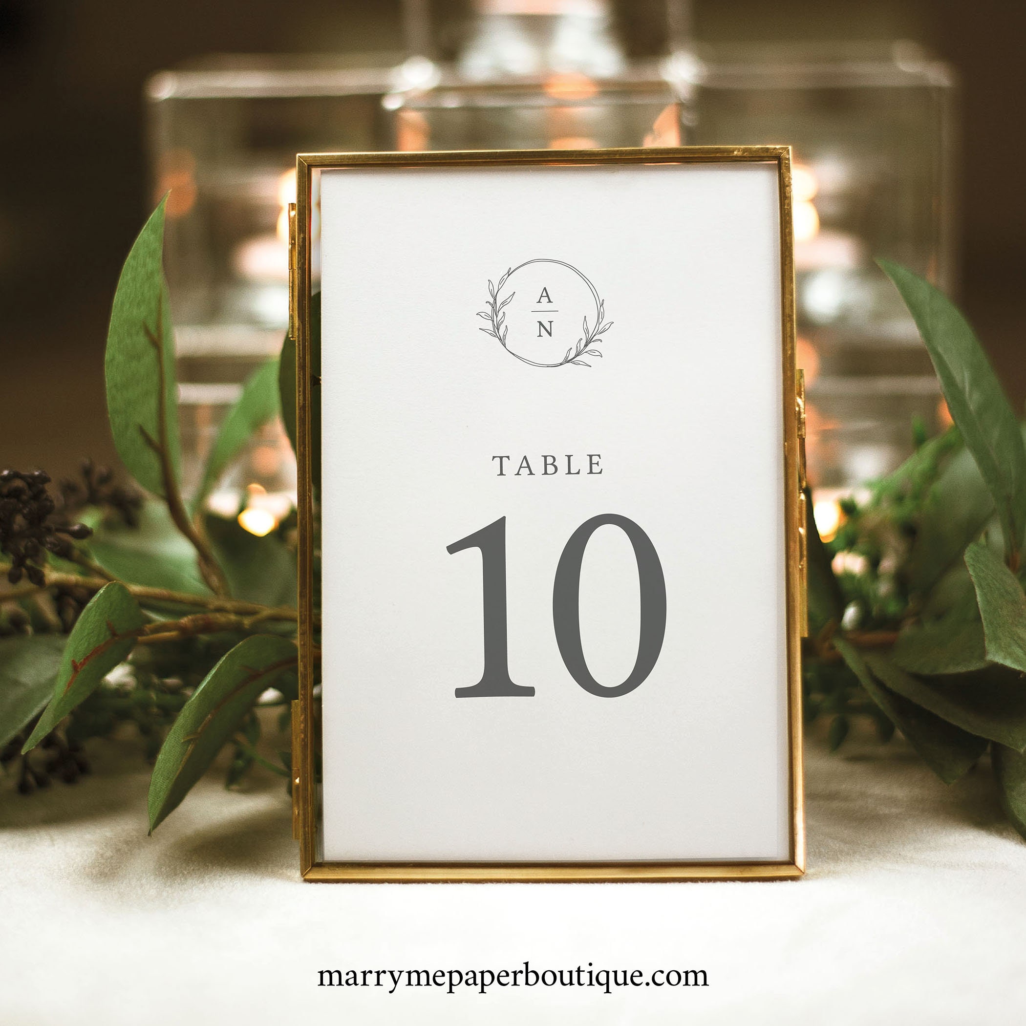 table number sign template editable printable try before purchase