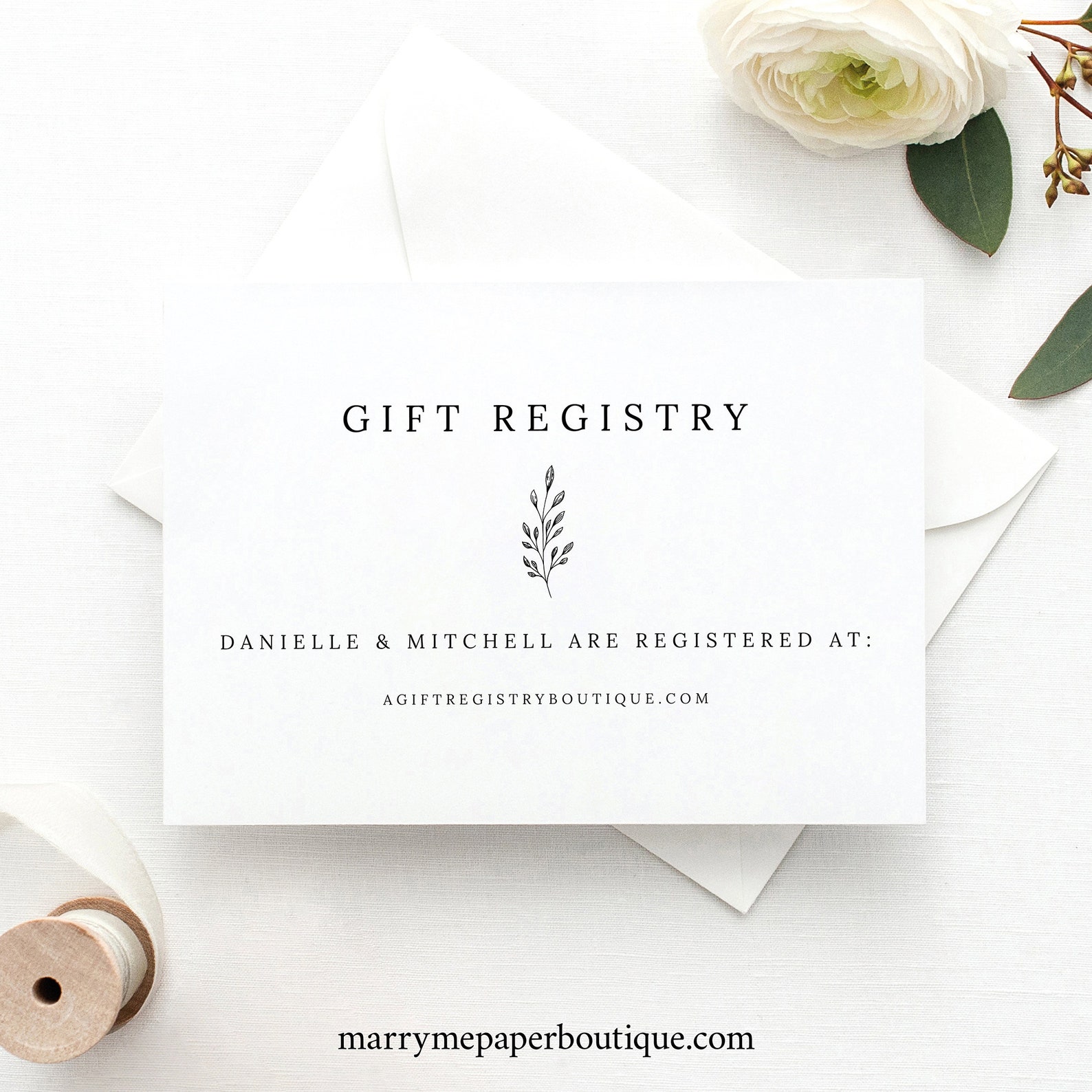 Gift Registry Card Template Editable Printable Instant - Etsy