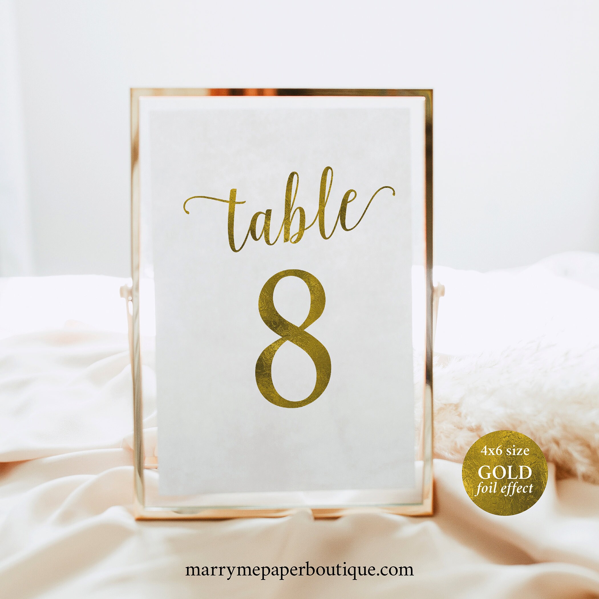 gold table number template table numbers wedding table numbers printable table numbers calligraphy 4x6 pdf instant download mm01 3