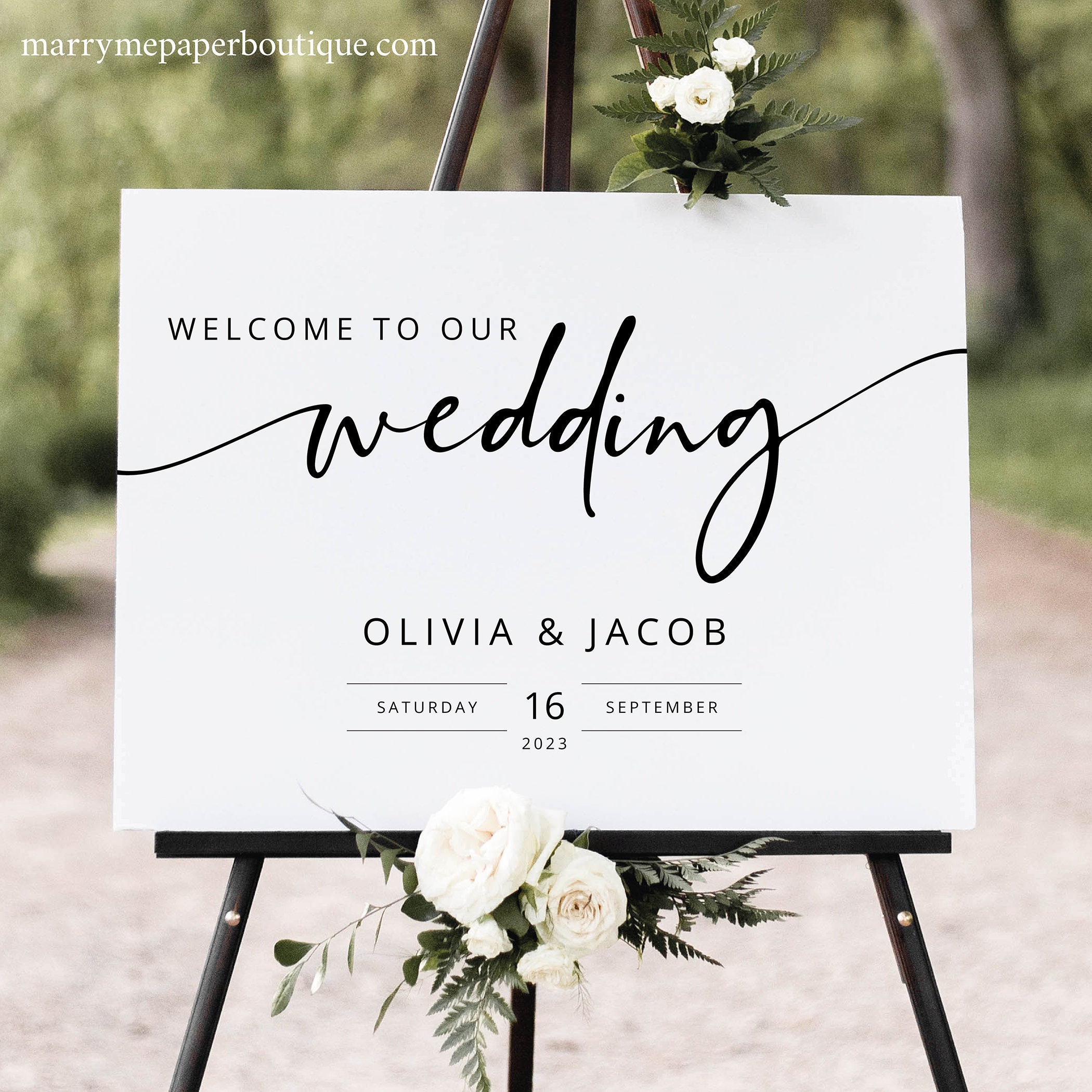 To Our Wedding Sign, Modern Calligraphy, Wedding Sign To Our Wedding Sign, Modern Calligraphy, Wedding Sign