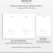 Thank You Card Template, Folding, Calligraphy Design in Gold, Editable ...