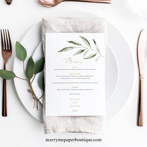 Editable Instant Download TRY BEFORE You BUY Greenery Leaf Square Label  Monogram Tag Template