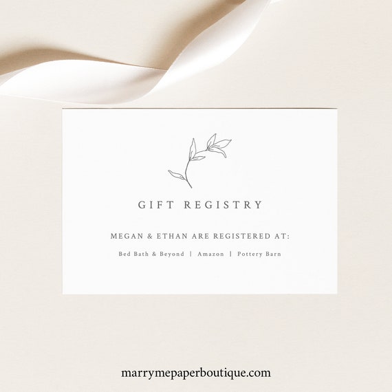 How To Make A Wedding Registry (2023) Minted