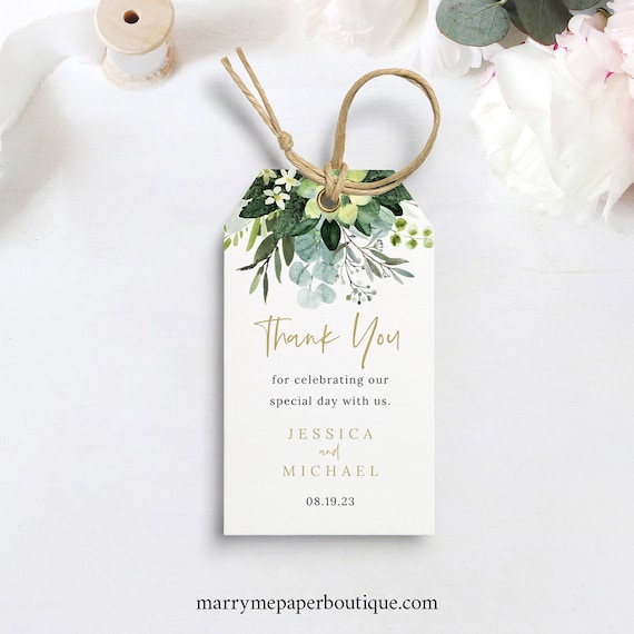 10+ Wedding Favor Tags
