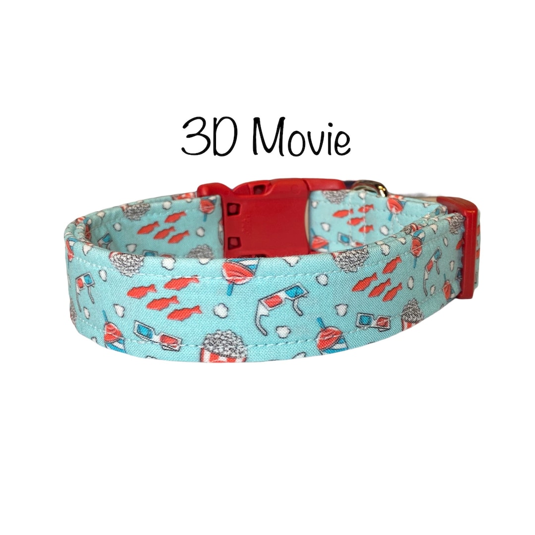 Movie Dog Collar Funny Dog Collar Food Dog Collar Popcorn Etsy