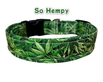 Weed dog collar, funny dog collar, 420 dog collar, hemp dog collar, weed cat collar, side release, marijuana dog collar, adjustable collar