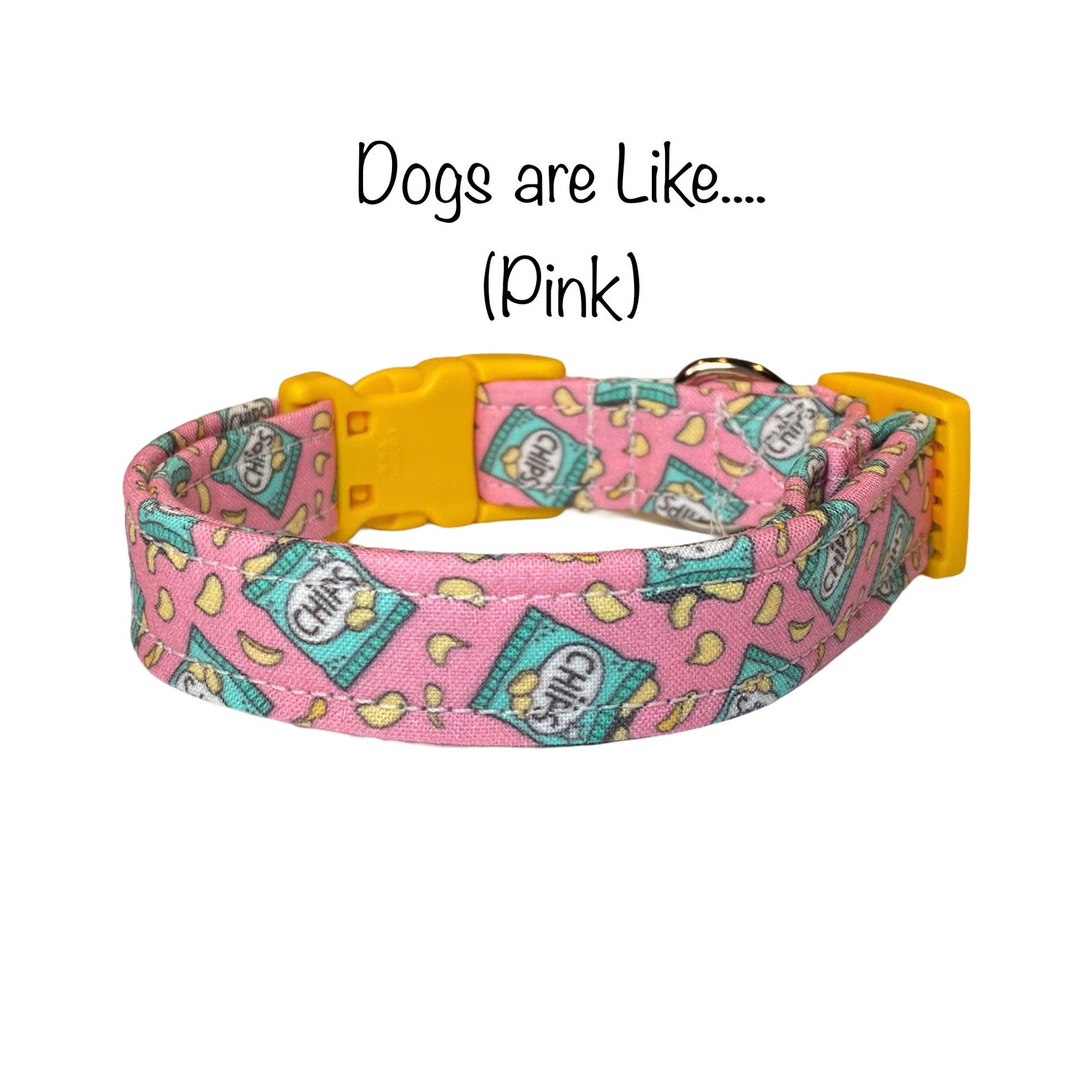 Potato Chip Dog Collar Funny Dog Collar Food Dog Collar Etsy
