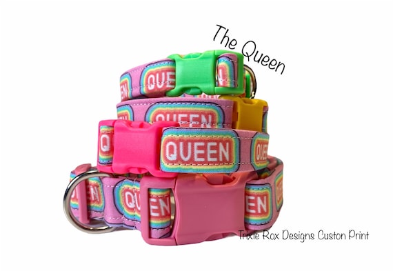 Queen dog collar hotsell