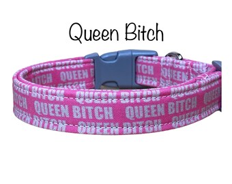queen dog collar