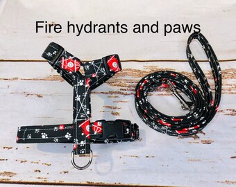 Dog harness, Harness and leash, step in harness, standard harness, dog halter, harness and leash set, dog halter, boy dog harness, hydrants