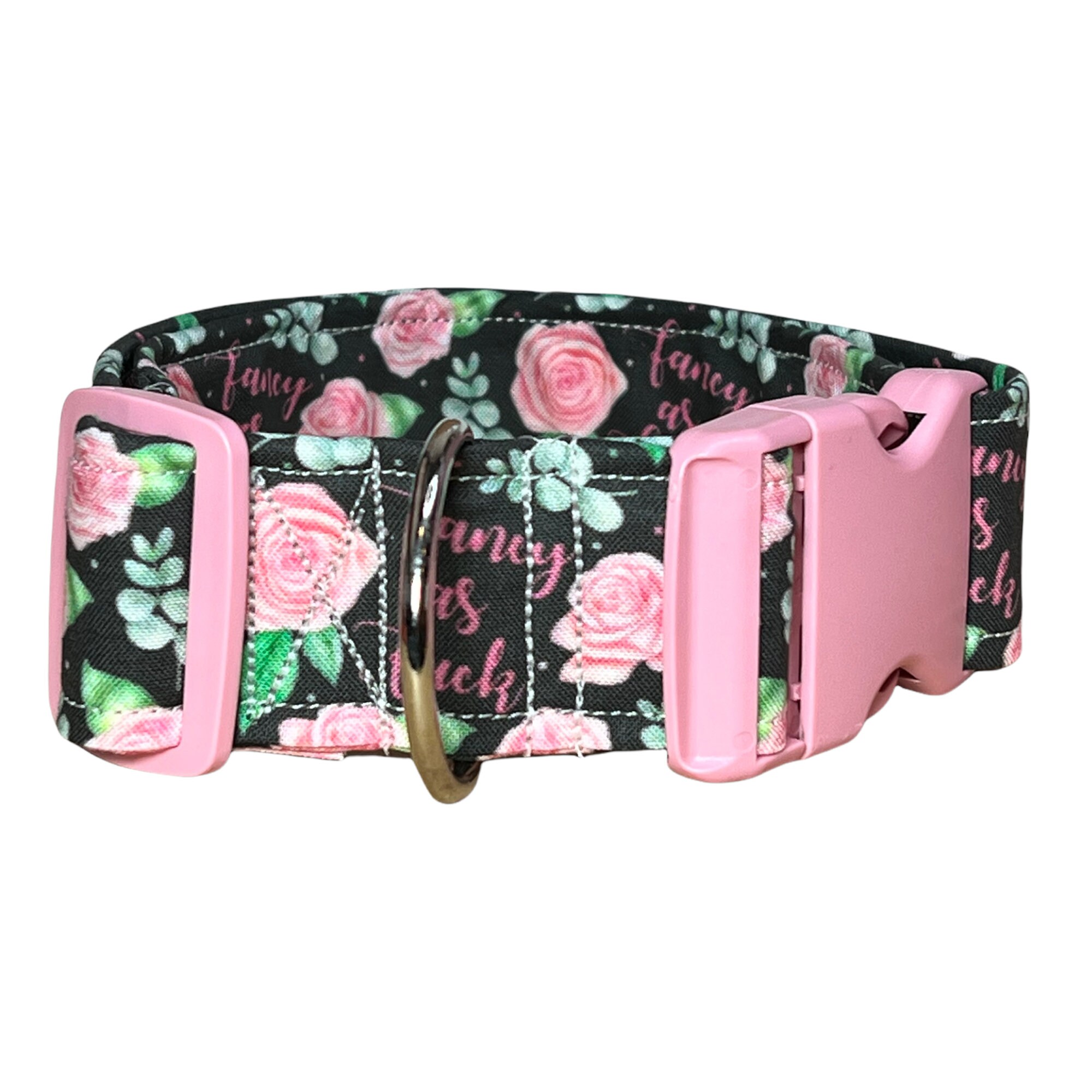 Funny Dog Collar Cuss Word Dog Collar Wide Dog Collar Side 