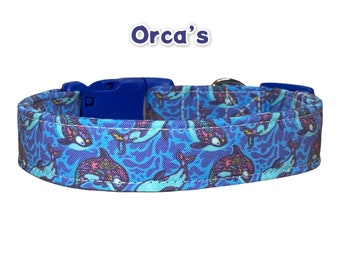 whale dog collar