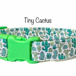 Cactus Dog Collar: Eco-Friendly Green Collar for Cats & Dogs