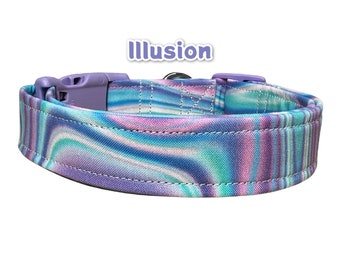 Purple dog collar, dog collar girl, pink dog collar, dog collar, designer collar, side release adjustable, cat collar, pink purple collar