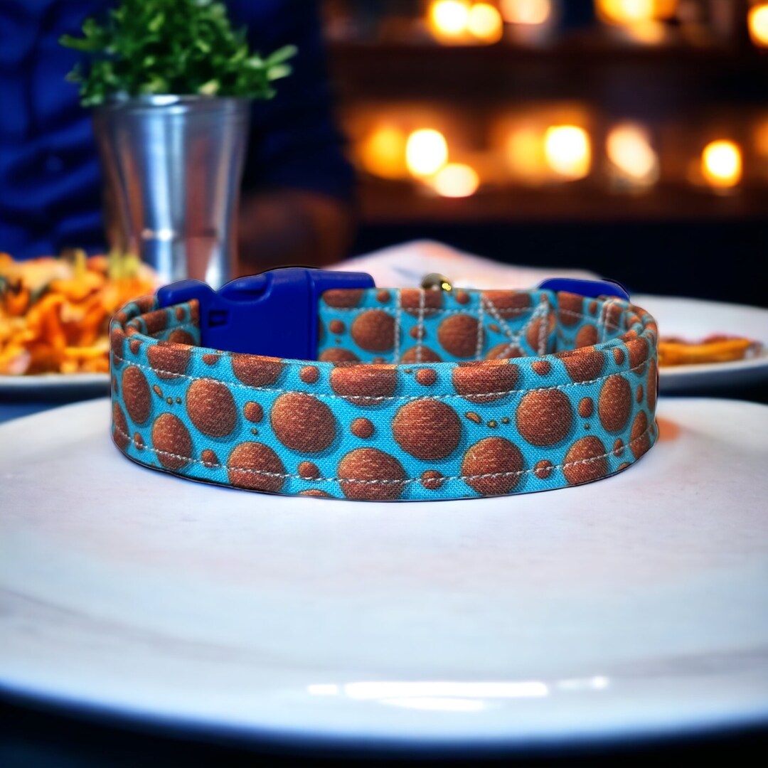 Meatball Dog Collar, Food Dog Collar, Dog Collar, Funny Dog Collar, Boy