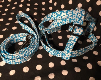 Dog harness, Harness and leash, step in harness, standard harness, adjustable harness, dog harness girl, dog harness floral, harness set,