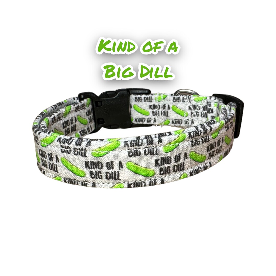 Pickle Dog Collar, Food Dog Collar, Funny Dog Collar, Pickle Cat Collar