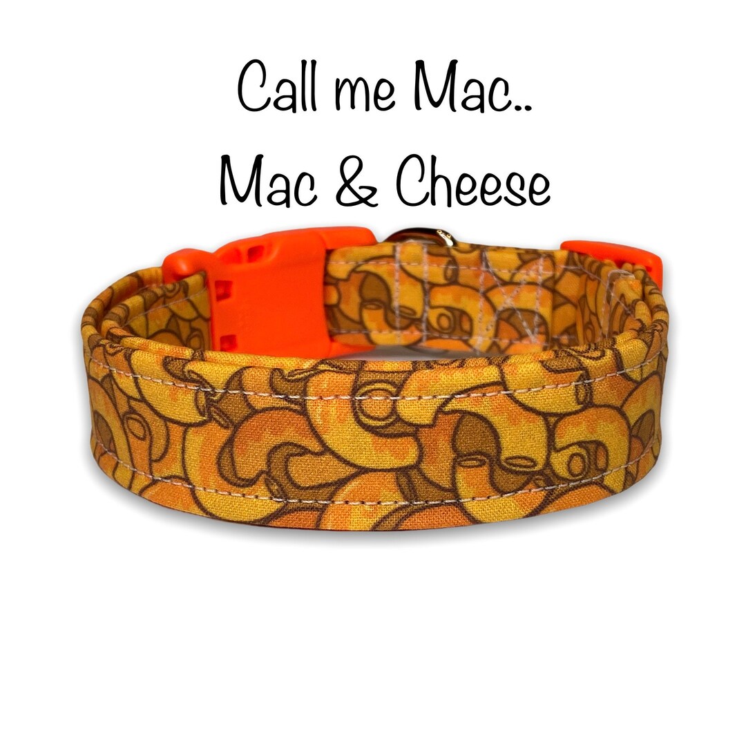 Mac and Cheese Dog Collar Dog Cheese Macaroni and Cheese Etsy