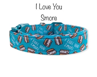 Smores dog collar, Dog Collar, Customizable Pet Collar, Funny Dog Collar, Durable Dog Collar, Puppy Collar, Pet Lover Gift, handmade collar