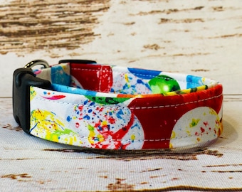 Dog Collar, dog collar female, colorful dog collar, martingale collar, adjustable collar, buckle dog collar, sweet tooth, bubble gum