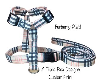 burberry dog harness