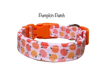 Pumpkin dog collar, fall dog collar, funny dog collar, food dog collar, cat collar, pumpkin collar, eco friendly, washable, adjustable, fall