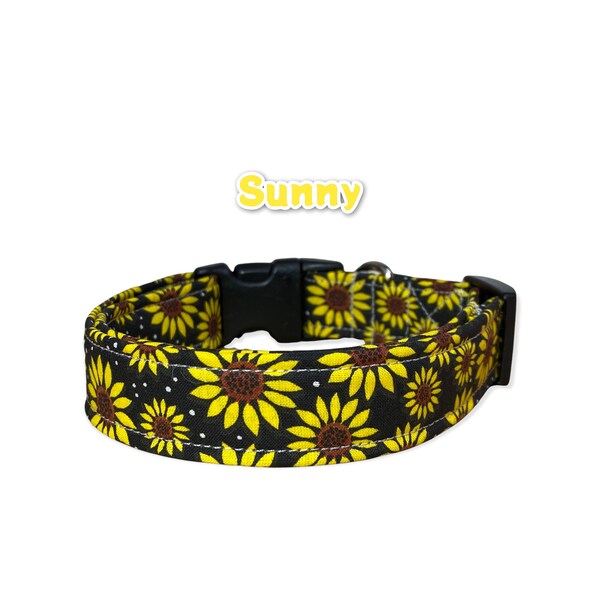 Sunflower Cat Collar Etsy